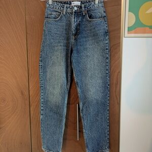 Zara Blue Straight Leg Jeans